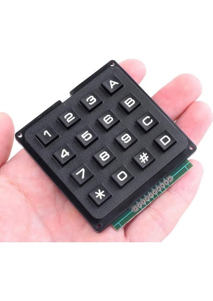 4x4 Matrix Tuş Takımı Keyboard Keypad 16 Buton Alarm Şifre