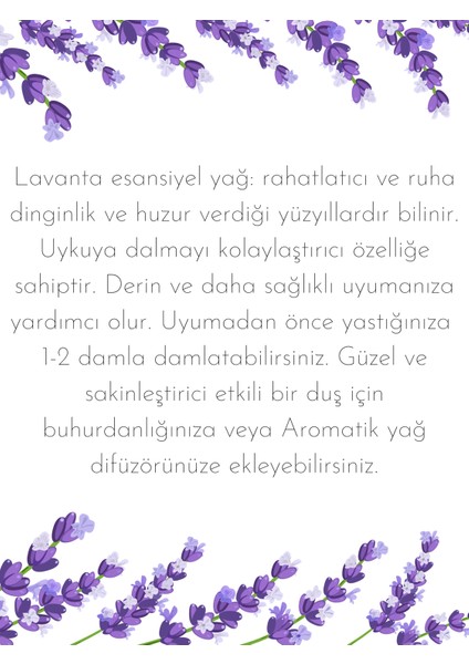 Doğal Saf Esansiyel Aromatik Yağ Bitki Serisi - 6 Adet modelleri