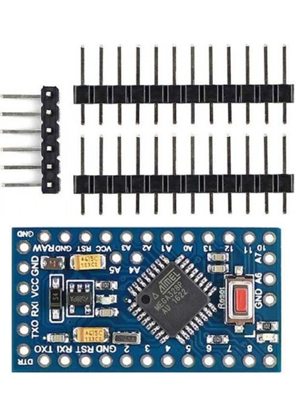 Arduino Pro Mini ATMEGA328A 5V 16MHZ Açık Kaynak Kodlu Yazılım Geliştirme Kartı Microchip Eğitim