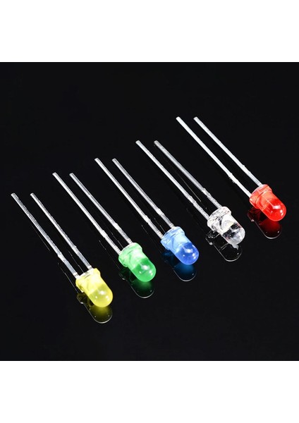 100 Adet 5mm LED Seti