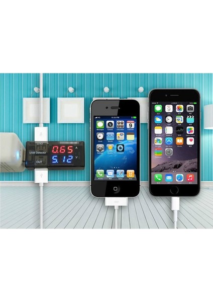 USB Voltmetre Çift Çıkışlı