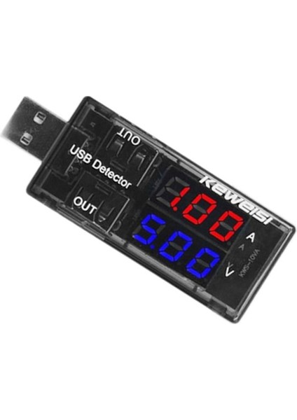 USB Voltmetre Çift Çıkışlı
