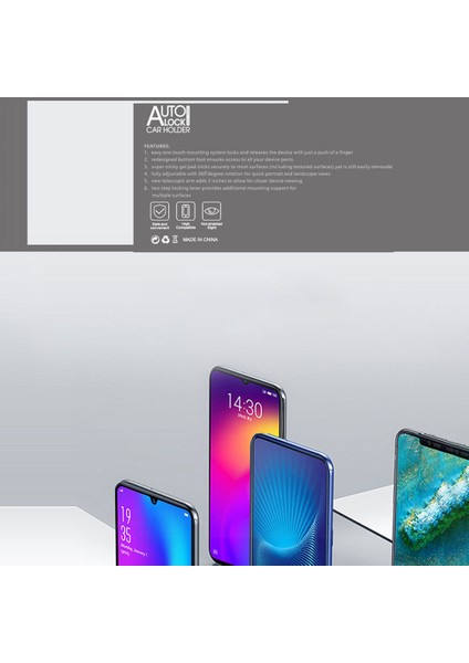 Araç Gösterge Paneli Vantuz Braketi 360° Dönen Toka Araç Cep Telefonu Tutacağı (208-Z) (Yurt Dışından) fırsatları