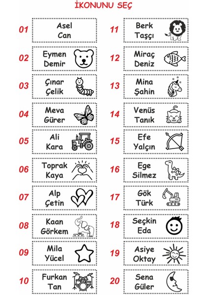 Okul Öğrenci Kıyafet Kaşesi 1 Adet