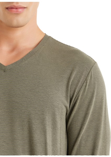 Erkek Pijama Takımı 40635 - Yeşil