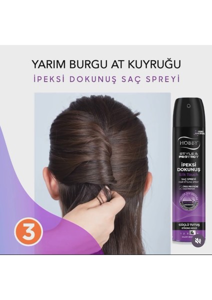 İpeksi Dokunuş Güçlü Tutuş Saç Spreyi 2 x 250 ML