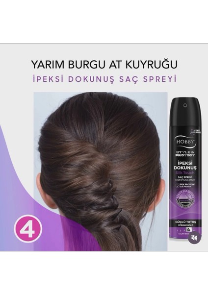 İpeksi Dokunuş Güçlü Tutuş Saç Spreyi 2 x 250 ML