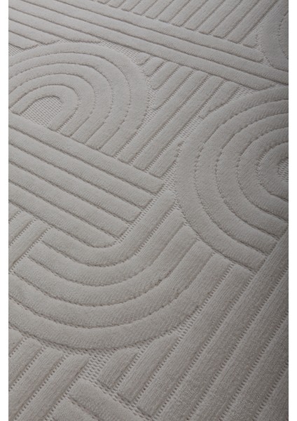Dizayn 1090 Bej Kaymaz Taban Koridor Halısı Kesme Yolluk Mutfak Halısı Modern Salon Halısı 120 X 180 modelleri