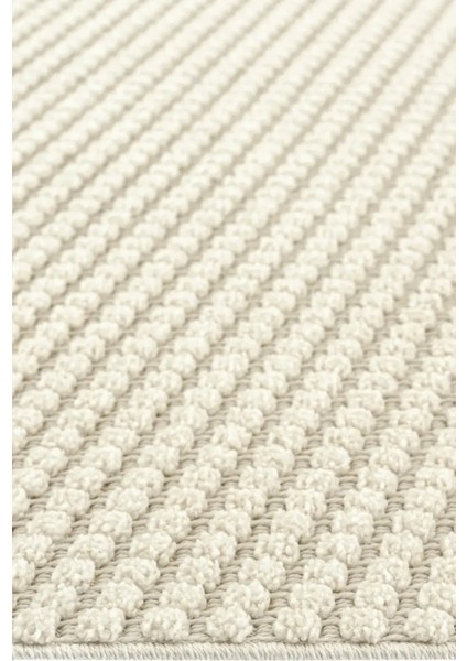 Dizayn 1063 Bej Kaymaz Taban Koridor Halısı Kesme Yolluk Mutfak Halısı Modern Salon Halısı 200 x 250