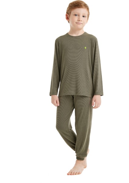 Çocuk Pijama Takımı 60514 - Yeşil