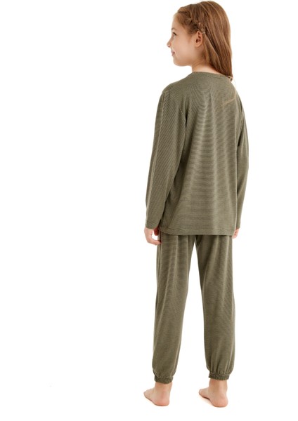 Çocuk Pijama Takımı 60514 - Yeşil