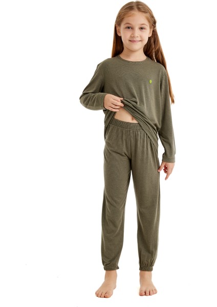 Çocuk Pijama Takımı 60514 - Yeşil
