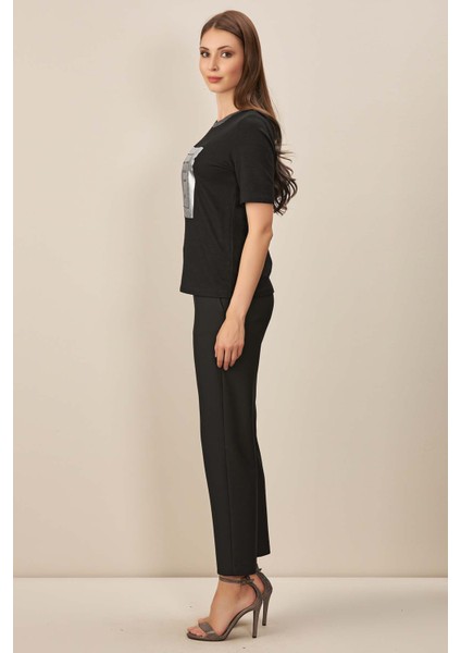 Kısa Kollu Siyah Örme Bluz fiyatları
