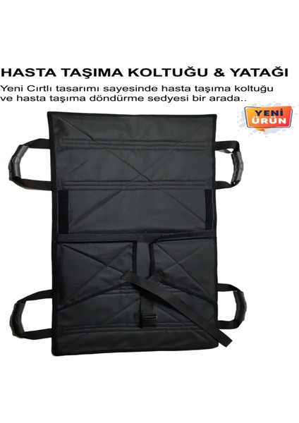 Hasta Taşıma Kaldırma Transfer Sedyesi Hasta Koltuğu ve Yatağı - Fermuarlı Model