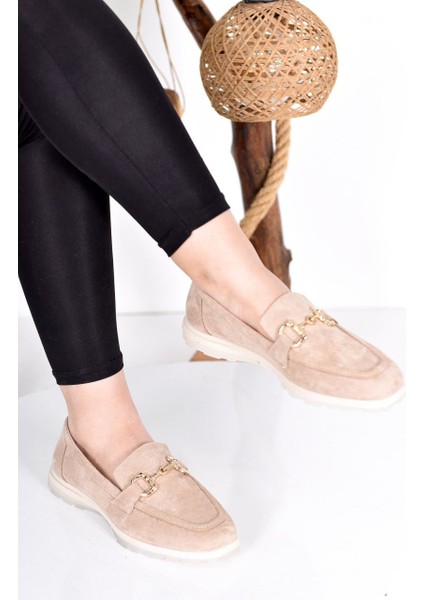 Cleopatra Süet Loafer Ayakkabı