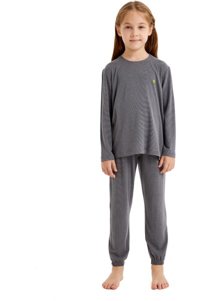 Çocuk Pijama Takımı 60514 - Gri