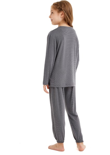 Çocuk Pijama Takımı 60514 - Gri