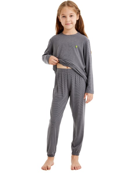Çocuk Pijama Takımı 60514 - Gri