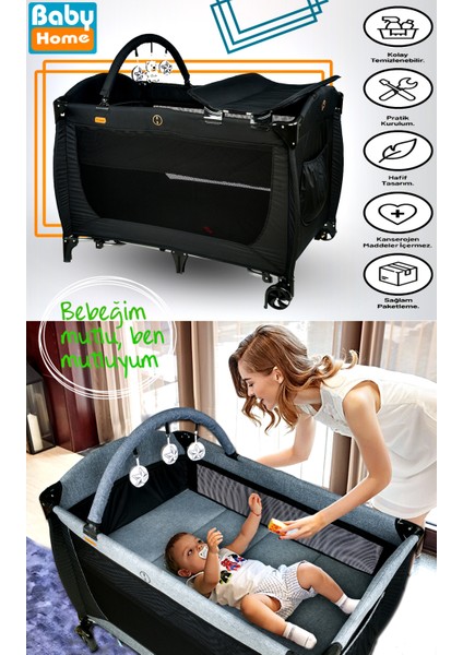 Ekonomi Paket 10 In 1 Set 1010 Travel Sistem Bebek Arabası 560 Oyun Parkı Yatak Beşik 1450 Mama Sandalyesi