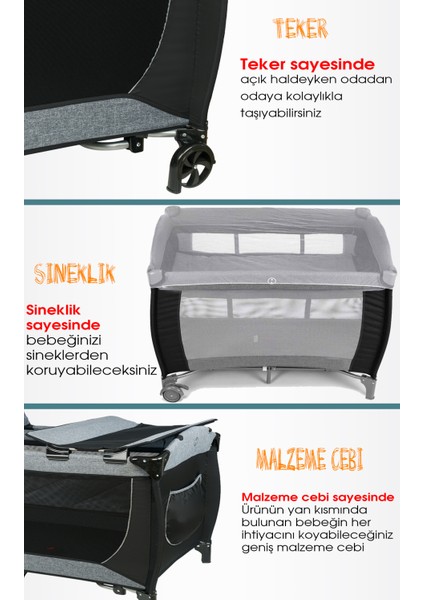 Ekonomi Paket 10 In 1 Set 1010 Travel Sistem Bebek Arabası 560 Oyun Parkı Yatak Beşik 1450 Mama Sandalyesi