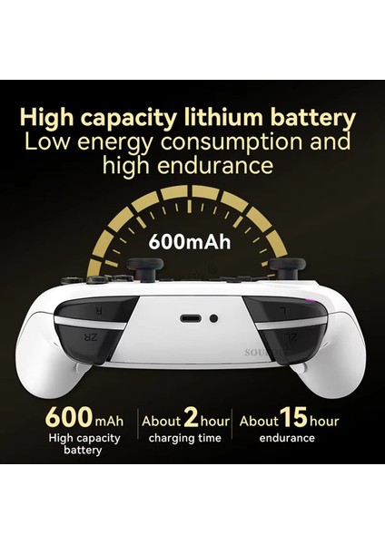 Kablosuz Denetleyicisi Için Uyumlu Gamepad Oled/ Ios Mfı/ Android Joystick