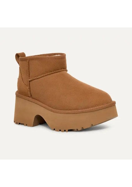Kadın Bot 1158311 Ugg W Classıc Ultra Mını New Heıghts Chestnut (Taba) fiyatları