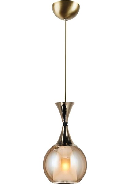 Modern metal sarkıt avize, 2 başlık, şık ve dayanıklı tasarım, 34x80 cm.