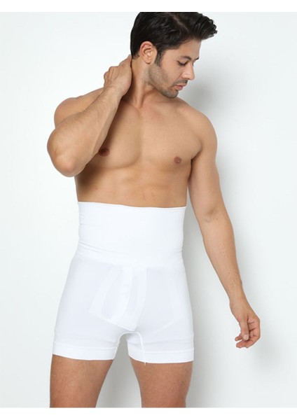 Toparlayıcı Dikişsiz S/M-L/XL-2XL Beden Yüksek Bel Erkek Duble Boxer Korse fiyatları