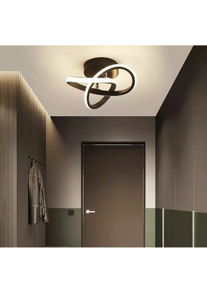 - Elegance Tavana Sabit LED Avize - Siyah Kasa - Beyaz Işık modelleri