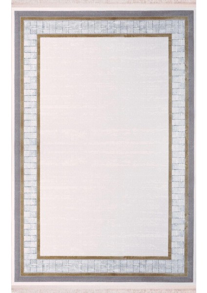 Albina 5430 Gold Çerçeve Desenli Halı
