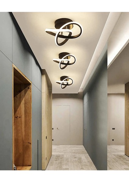 - Elegance Tavana Sabit LED Avize - Siyah Kasa - 3 Renk fırsatları