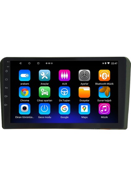 Audi A3 Android 4gb Ram 64GB Rom 8 Çekirdek Carplay Multimedya
