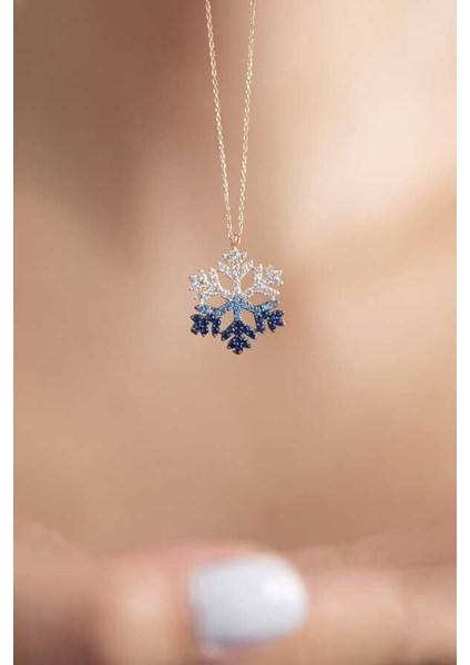 Kar Tanesi Kolye Rose Renk fırsatları