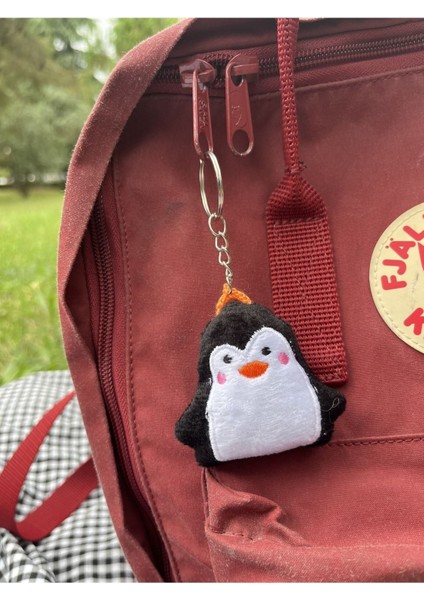 Sevimli Penguen Peluş Kawaii Anahtarlık Çanta ve Cüzdan Aksesuarı Hediyelik ( 1 Adet )