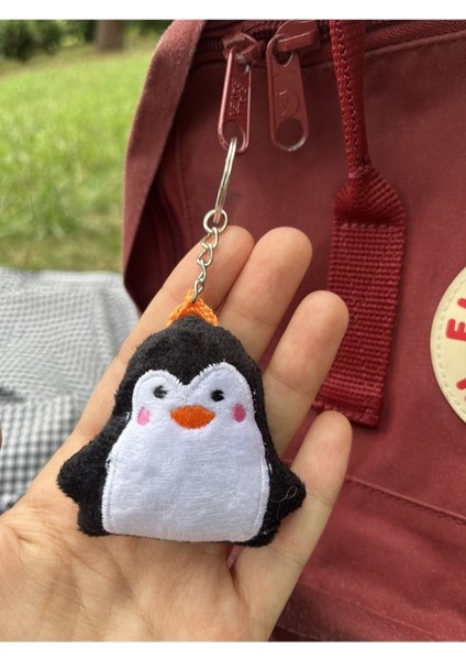 Sevimli Penguen Peluş Kawaii Anahtarlık Çanta ve Cüzdan Aksesuarı Hediyelik ( 1 Adet )