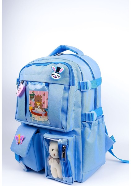 Tekstıl Kawaii Kore Tarzı Full Aksesuarlı Ortopedik Yerli Günlük Okul Sırt Çantası Kız Erkek 1+ Tek fiyatları
