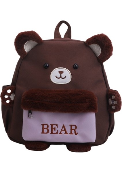 Ayı Tasarımlı Sevimli Karikatür Sırt Çantası (Yurt Dışından)