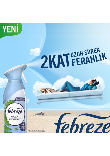 Hava Ferahlatıcı Sprey Oda Kokusu Dağ Esintisi 185 ml