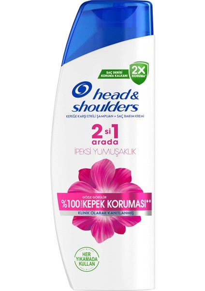 Head & Shoulders İpeksi Yumuşaklık 2'si 1 Arada Kepek Karşıtı 330ML Şampuan