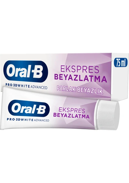 Pro 3D White Advanced Ekspres Beyazlık Parlak Beyazlık Diş Macunu 75 ml