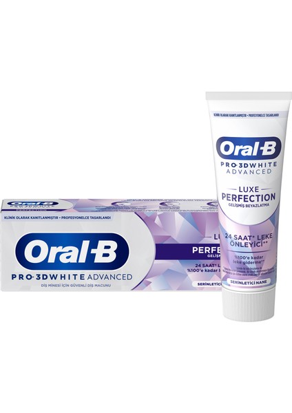 Pro 3D White Advanced Luxe Perfection Diş Macunu 75 ml