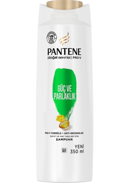 Doğal Sentez Güç ve Parlaklık  Şampuan 350 ml