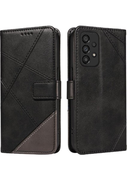 Samsung Galaxy A53 5g Deri Telefon Koruma Kılıfı ve Kart Için Flip Case (Yurt Dışından)