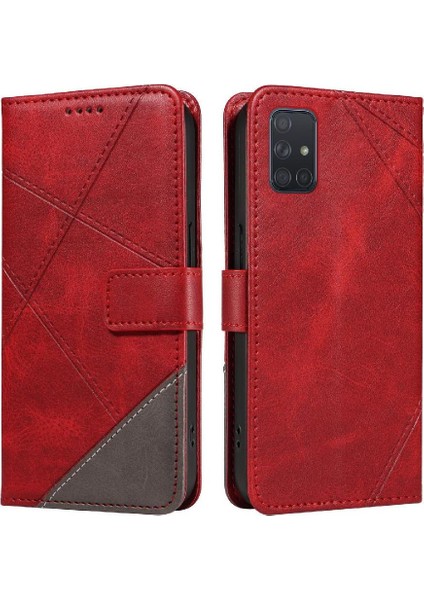 Samsung Galaxy A51 4g Deri Telefon Koruma Çantası ile Flip Case ve (Yurt Dışından)