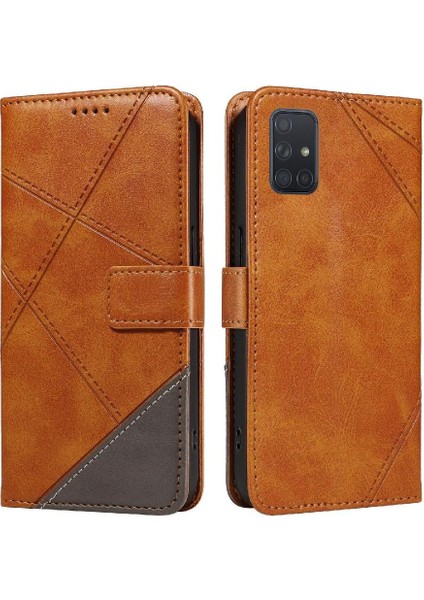 Samsung Galaxy A51 4g Deri Telefon Koruma Çantası ile Flip Case ve (Yurt Dışından)