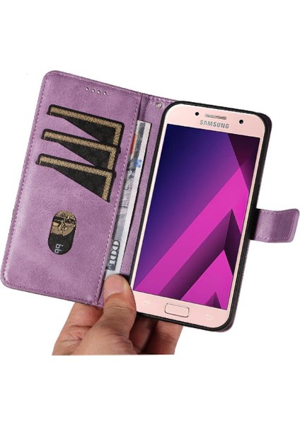 Samsung Galaxy A3 2017 Deri Telefon Koruma Çantası ile Flip Case (Yurt Dışından) fırsatları