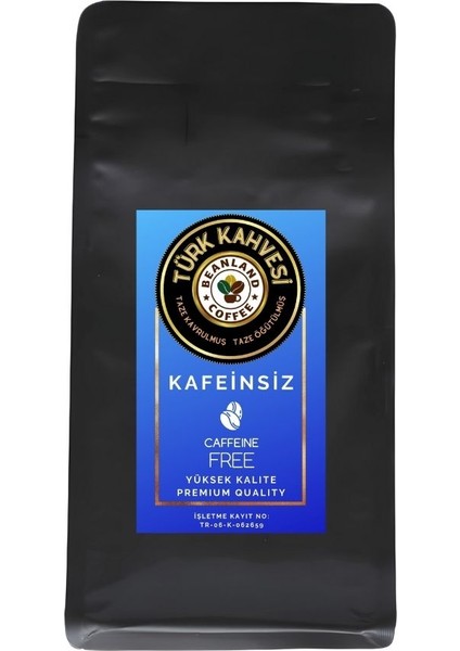 Premium Decaf (Kafeinsiz) Türk Kahvesi 100 gr