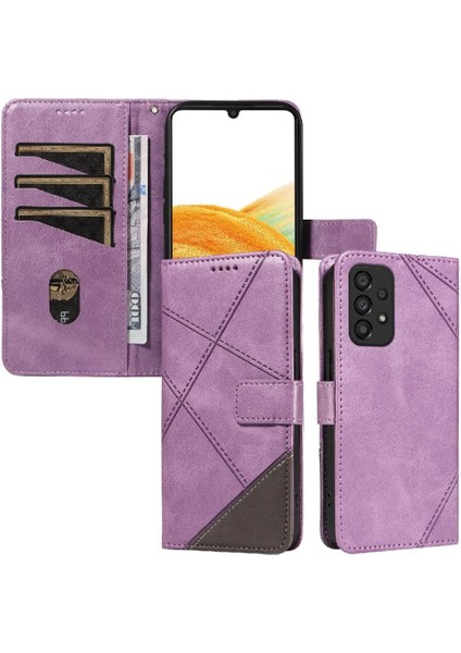 Samsung Galaxy A53 5g Deri Telefon Koruma Kılıfı ve Kart Için Flip Case (Yurt Dışından)