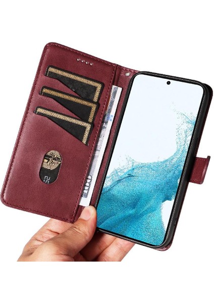Samsung Galaxy S21 Artı Ayrılabilir Siyah Bilezik Cüzdan Pu Için Filp Durumda (Yurt Dışından) modelleri