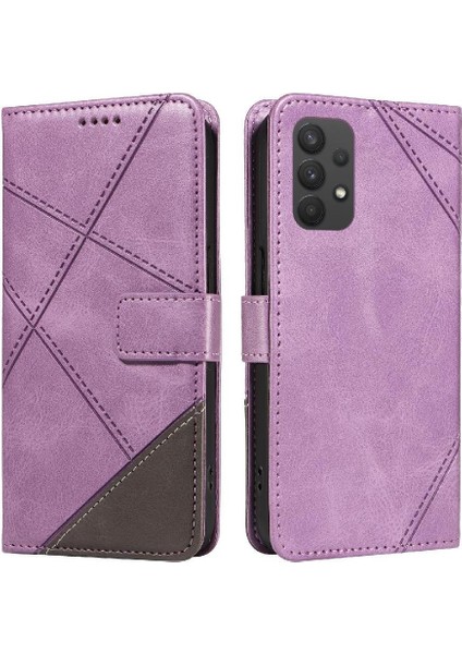 Samsung Galaxy A32 5g Deri Telefon Koruma Çantası ile Flip Case ve (Yurt Dışından)